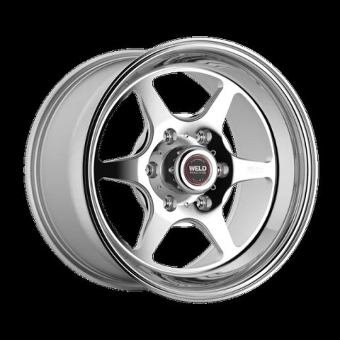 Weld S79 HD S79 18x8in / 6x139.7 BP / 5.6in BS Polished Center - Polished Shell Wheel