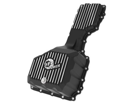 AFE Power Oil Pans 46-71370B aFe POWER Pro Series Engine Pan Black w/ Machined Fins GM Diesel Trucks 20-25 V8-6.6L (td) L5P