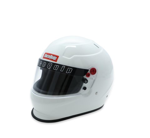 RaceQuip PRO25 Helmets 277118RQP Helmet, PRO25, Full, Gloss White, Snell SA2025, EPS Liner, No Graphic, 3X-Large, Each