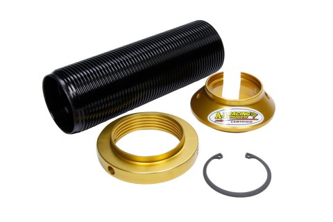 Coil-Over Kit - 2.5 in ID Spring - 2 in Shock - 7 in Sleeve - Aluminum - Black / Gold Anodized - Koni 30 Series Shocks - Kit