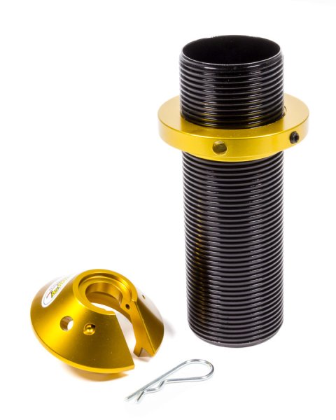 Coil-Over Kit - 2.5 in ID Spring - 1.875 in Shock - 7 in Sleeve - Aluminum - Black / Gold Anodized - Bilstein 1-7/8 in Shocks - Kit