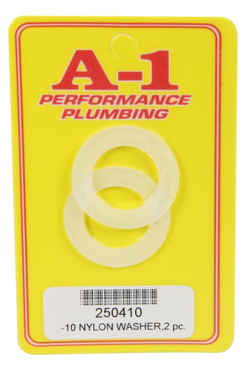 Sealing Washer - 10 AN - 1.379 in OD - 0.865 in ID - 0.07 in Thick - Nylon - Pair