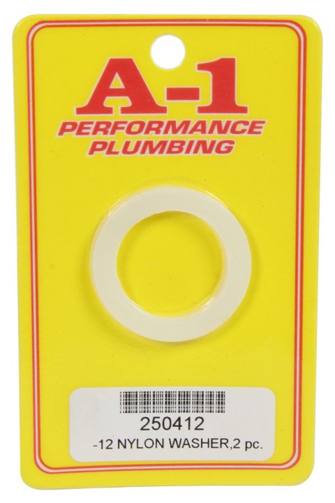 Sealing Washer - 12 AN - 1.5 in OD - 1.065 in ID - 0.07 in Thick - Nylon - Pair