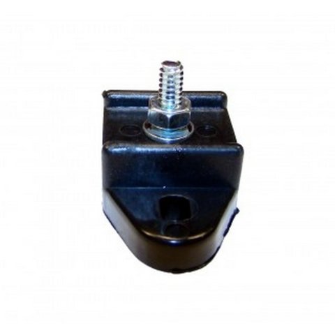 Junction Box - Standard - 10-32 Thread Stud - Insulated - Plastic - Black - Each