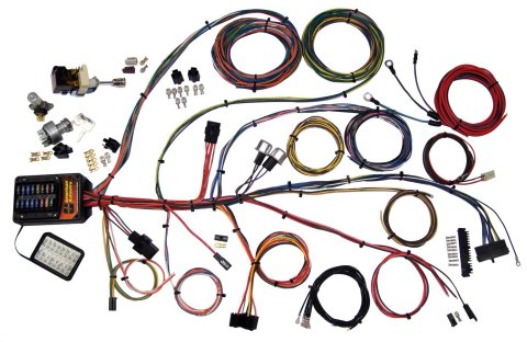 Car Wiring Harness - Builder 19 Series - Complete - 19 Power Outlets - GM Color Code - Universal - Kit