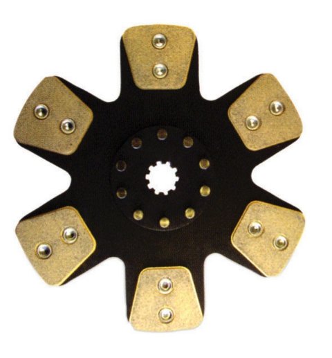 Clutch Disc - 10.5 in Diameter - 1-1/8 in x 10 Spline - Ceramic / Metallic - Universal - Each