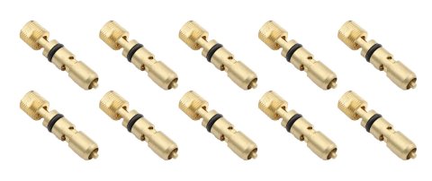 Needle and Seat - Adjustable - 0.110 Orifice - Viton - Holley / Quick Fuel Carburetors - Set of 10