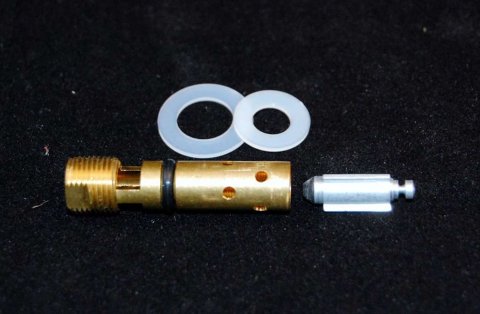 Needle and Seat - High Flow - Adjustable - 0.120 Orifice - Viton - Holley / Quick Fuel Carburetors - Each