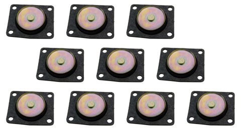 Accelerator Pump Diaphragm - 30 cc - Rubber - Gas - Holley Carburetors - Set of 10