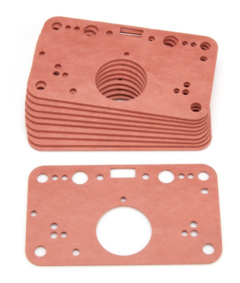 Carburetor Gaskets - Reusable - 0.063 in Thick - Composite - Metering Blocks - Holley 4150 / 4160 - Set of 10