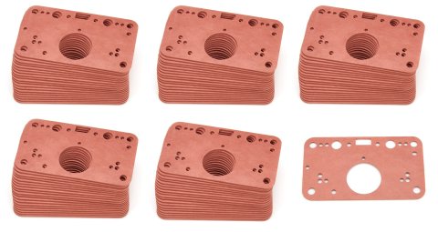 Carburetor Gaskets - Reusable - 0.063 in Thick - Composite - Metering Blocks - Holley 4150 / 4160 - Set of 100