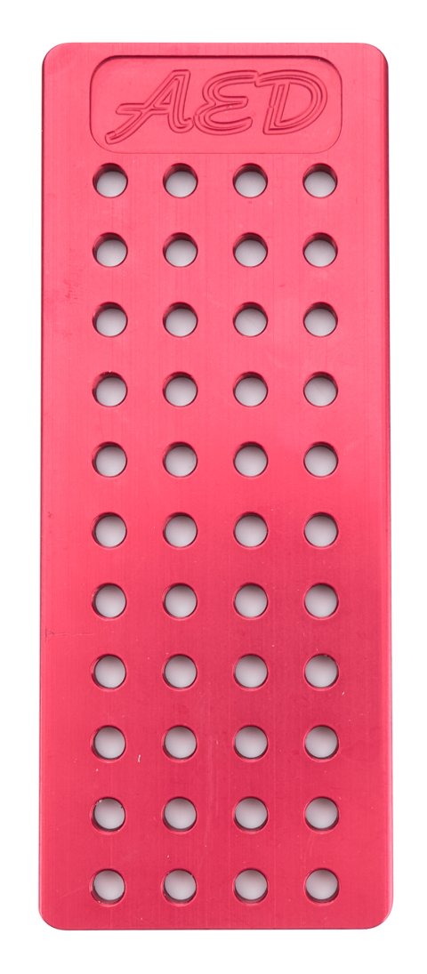 Jet Holder - Aluminum - Red Anodized - Each