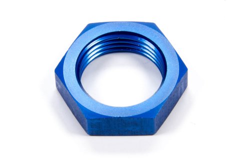 Bulkhead Fitting Nut - 12 AN - Aluminum - Blue Anodized - Each