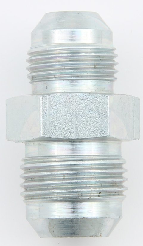 Fitting - Adapter - Straight - 4 AN Male to 3 AN Male - Steel - Zinc Oxide - Each