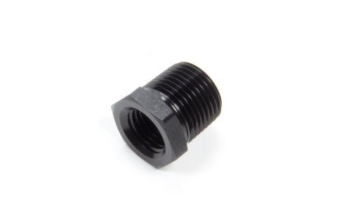 Fitting - Bushing - 1/4 in NPT Female to 3/8 in NPT Male - Aluminum - Black Anodized - Each