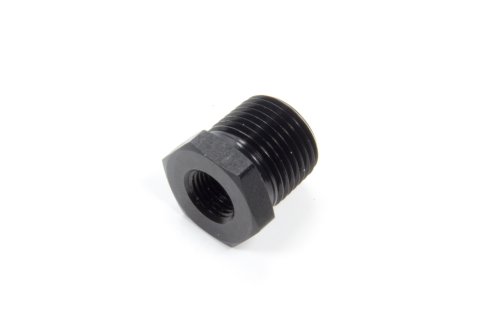 Fitting - Bushing - 1/8 in NPT Female to 3/8 in NPT Male - Aluminum - Black Anodized - Each