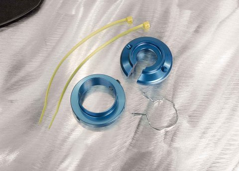 Coil-Over Kit - 2.625 in ID Spring - 2.17 in Shock - Aluminum - Blue Anodized - AFCO Small Body Aluminum Shock - Kit