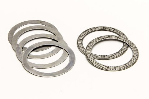Coil-Over Thrust Bearing - Bearing / Washers Included - Roller - Steel - 2-1/2 in ID Springs - Kit