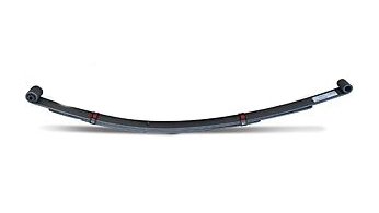 Leaf Spring - Multi-Leaf - 6.375 in Arch - 205 lb/in Spring Rate - 3000-3400 lb Car Weight - Steel - Natural - Camaro Style - Each