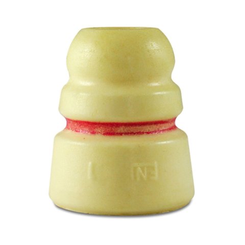 Bump Stop - Speedthane - Tree - 58 mm OD - 0.563 in ID - 2.25 in Tall - Shock Mount - Soft - Red Stripe - Polyurethane - White - Universal - Each