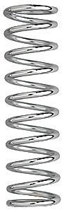 Coil Spring - Coil-Over - 2.625 in ID - 10 in Length - 400 lb/in Spring Rate - Steel - Chrome - Each