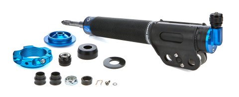 Strut - Monotube - Front - Double Adjustable - Aluminum - Black Anodized - Ford Mustang 1979-2004 - Each