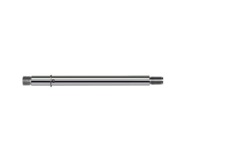 Shock Shaft - 9 in Stroke - 1/2 in OD - Shock Bleed Jet Included - Steel - Chrome - Afco Shocks - Each