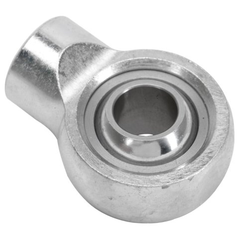 Rod End - Spherical - 1/2 in Bore - 12 mm x 1.25 Right Hand Female Thread - Steel - Black Oxide - Each
