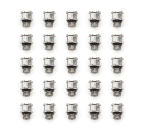Shock Fill Port - 5/16 in Thread - Screw-In - Steel - Natural - Set of 25