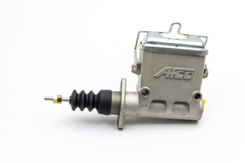 Master Cylinder - 0.75 in Bore - 1.375 in Stroke - Integral Reservoir - Aluminum - Natural - Kit