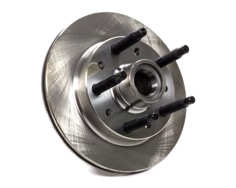 Brake Rotor - Hybrid - Straight Vane - Plain - 10.13 in OD - 0.813 in Thick - 5 x 5.000 in Bolt Pattern - Long Stud - Iron - Natural - Each