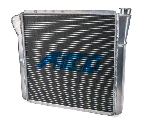 Radiator - 19 in W x 25 in H x 2.25 in D - Passenger Side Inlet - Passenger Side Outlet - Aluminum - Natural - Each