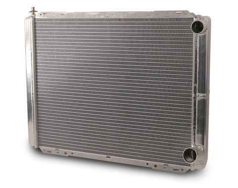 Radiator - 26 in W x 19 in H x 3 in D - Passenger Side Inlet - Passenger Side Outlet - Aluminum - Natural - Each