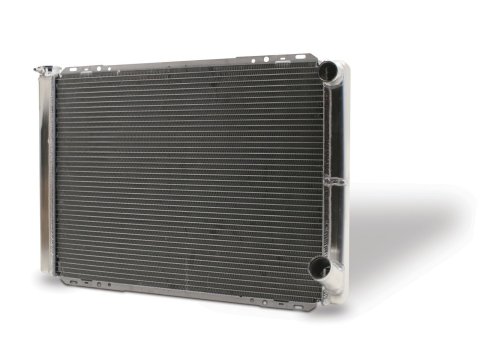 Radiator - 28 in W x 19 in H x 3 in D - Passenger Side Inlet - Passenger Side Outlet - Aluminum - Natural - Each