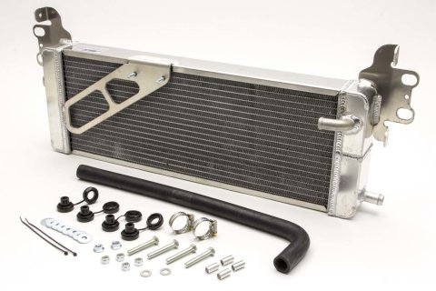 Heat Exchanger - Dual Passenger - Aluminum - Natural - Shelby GT500 - Ford Mustang 2007-13 - Each