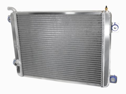 Heat Exchanger - Direct-Fit - 17.875 x 15 x 1.5 in Core - Dual Pass - Aluminum - Natural - Cadillac CTS 2009-15 - Each