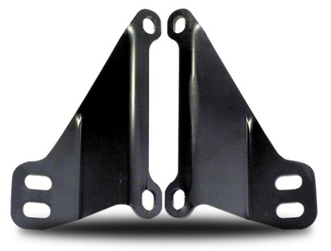 Motor Mount - Bolt-On - Steel - Black Powder Coat - Front - Small Block Ford - Pair