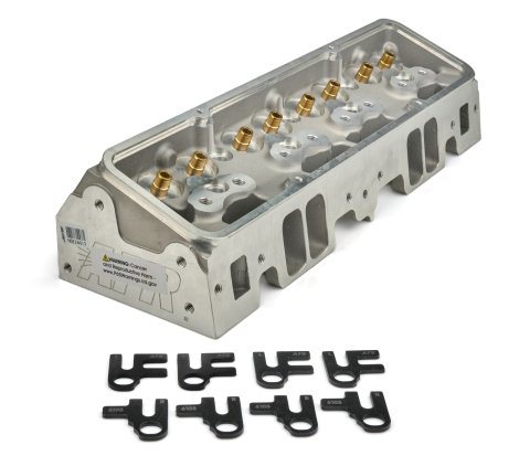 Cylinder Head - SBC Enforcer - Bare - 2.050 / 1.600 in Valves - 198 cc Intake - 69 cc Chamber - Straight Plug - Aluminum - Small Block Chevy - Each