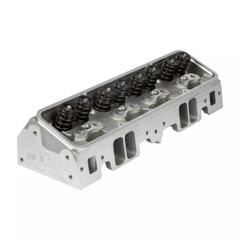Cylinder Head - SBC Enforcer - Bare - 2.050 / 1.600 in Valves - 198 cc Intake - 69 cc Chamber - Angled Plug - Aluminum - Small Block Chevy - Each