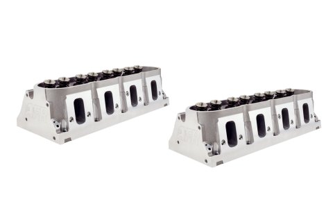 Cylinder Head - LS3 Mongoose - Assembled - 2.165 / 1.600 in Valves - 260 cc Intake - 69 cc Chamber - 1.270 in Springs - Angle Plug - Aluminum - GM LS-Series - Pair