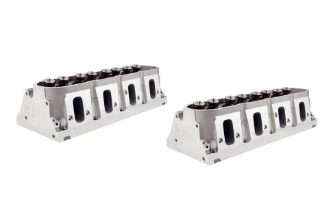 Cylinder Head - LS3 Mongoose - Assembled - 2.165 / 1.600 in Valves - 260 cc Intake - 69 cc Chamber - 1.270 in Springs - Angle Plug - Aluminum - GM LS-Series - Pair