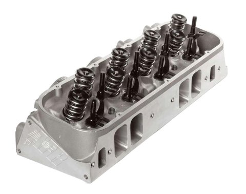 Cylinder Head - Magnum Comp - Assembled - 2.250 / 1.880 in Valves - 315 cc Intake - 121 cc Chamber - 1.625 in Springs - Angle Plug - Aluminum - Big Block Chevy - Pair