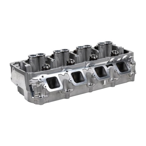 Cylinder Head - Black Hawk - Assembled - Passenger Side - 2.125 / 1.650 in Valves - 212 cc Intake - 73 cc Chamber - 1.290 in Springs - Straight Plug - Aluminum - Mopar Gen III Hemi - Each