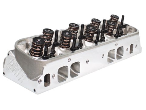 Cylinder Head - BBC Magnum - Assembled - 2.300 / 1.880 in Valves - 300 cc Intake - 112 cc Chamber - 1.625 in Springs - Aluminum - Big Block Chevy - Pair