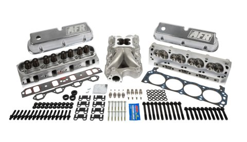 Top End Kit - Enforcer Series - Cylinder Heads / Valve Covers / Gaskets / Hardware / Intake Manifold / Spark Plugs - Aluminum - Natural - Small Block Ford - Kit