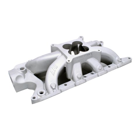 Intake Manifold - Renegade - Square Bore - Single Plane - Aluminum - Natural - Small Block Ford - Each