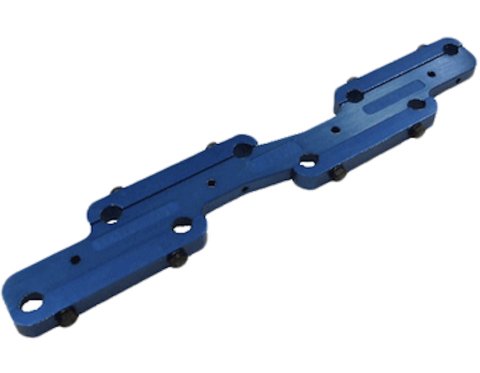 Rocker Arm Stud Girdle - Aluminum - Blue Anodized - AFR Magnum V2 Heads - Big Block Chevy - Pair