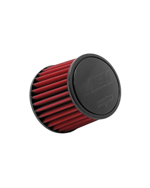 Air Filter Element - DryFlow - Clamp-On - Conical - 6 in Base - 5.125 in Top Diameter - 5.125 in Tall - 3 in Flange - Synthetic - Red - Universal - Each