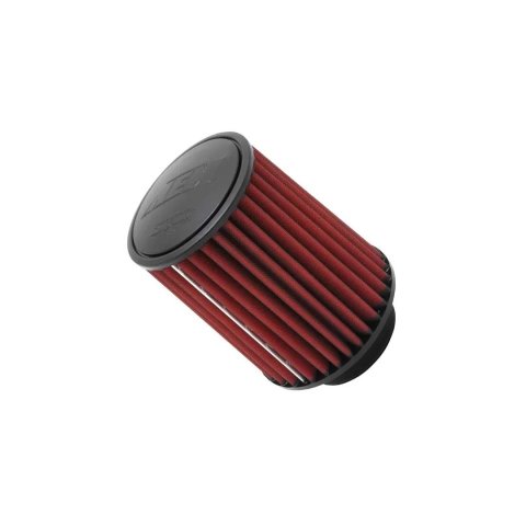 Air Filter Element - DryFlow - Clamp-On - Conical - 5-1/4 in Base - 4-3/4 in Top Diameter - 7 in Tall - 3-1/2 in Flange - Synthetic - Red - Universal - Each