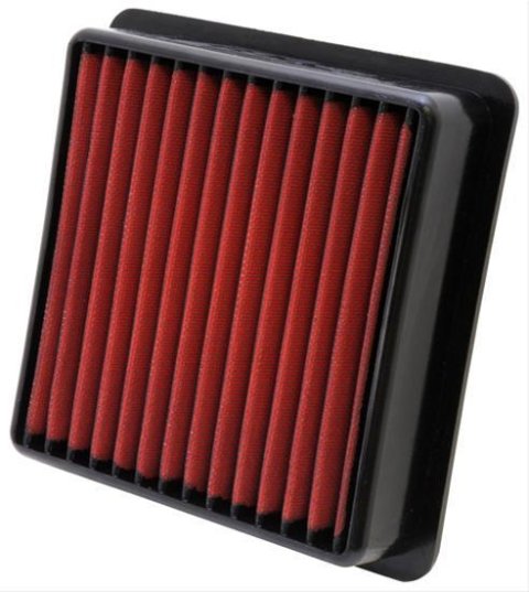 Air Filter Element - Dryflow - Panel - 8-3/4 x 8-1/2 in - 2-1/2 in Tall - Synthetic - Red - Various Subaru 2003-15 - Each